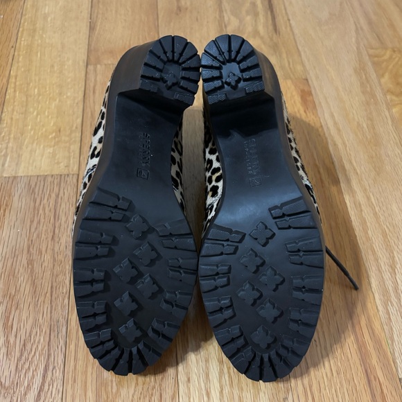 🌻Never Worn Sperry Princetons Top sider lace up booties with leopard Fur - Picture 11 of 14